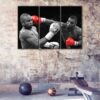 3 panele mike tyson boxen leinwand kunst