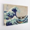 Grande vague au large de Kanagawa toile tendue