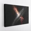 amazing black whole stretched canvas