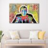 1 panels wolf of wall street canvas art