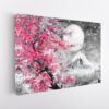 toile tendue fleurs de cerisier japonaises