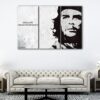 3 panneaux che guevara quote canvas art