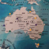 Carte du monde Pirate - Australie zoom