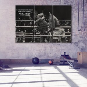 3 panneaux ali ko quote canvas art