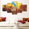 5 panneaux breaking bad canvas art