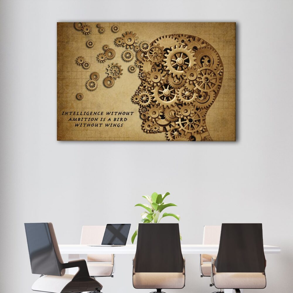1 panneaux ambition art sur toile