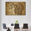 3 panneaux ambition art sur toile