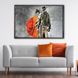 django lienzo marco flotante