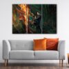 3 panneaux ip man canvas art