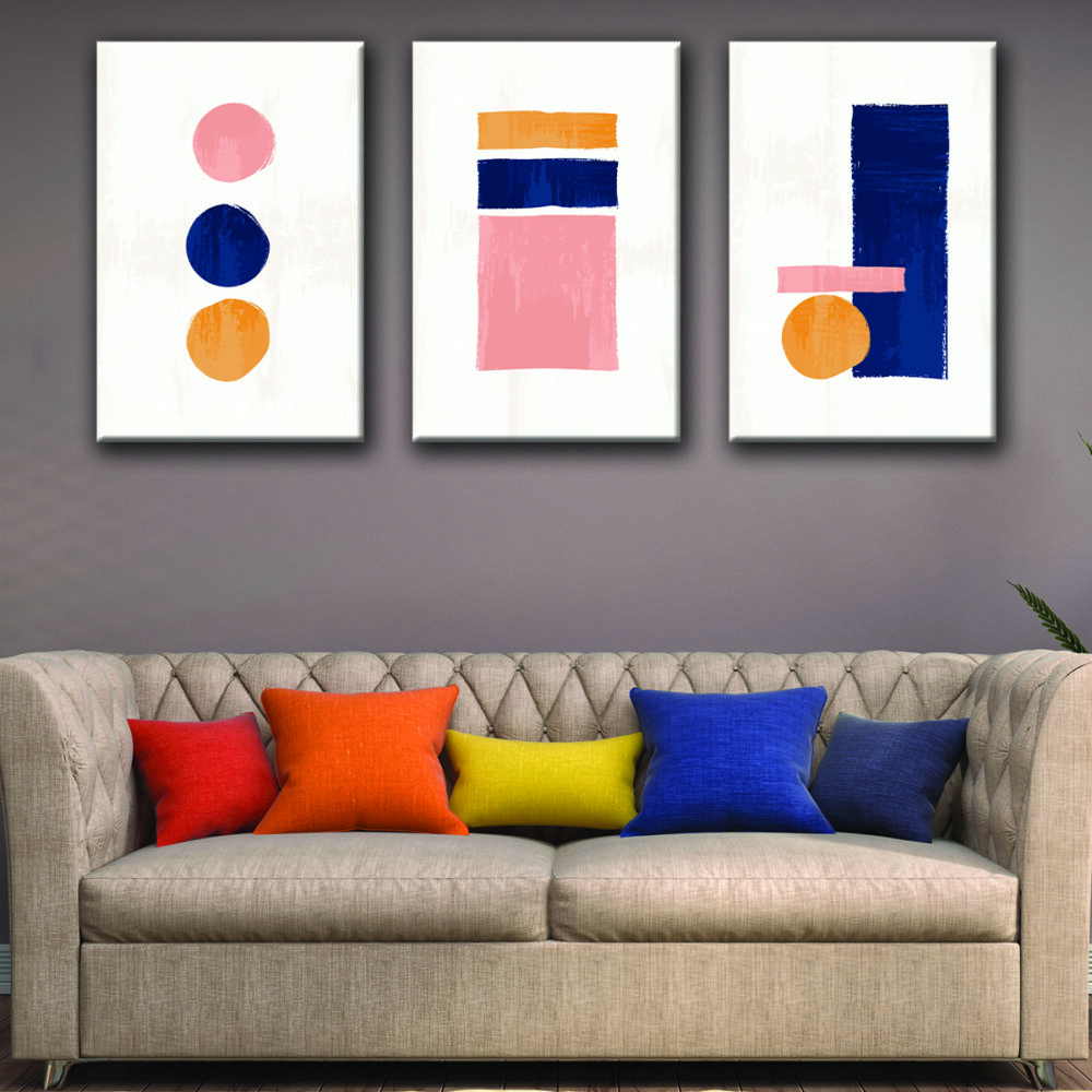 lienzo boho geometry