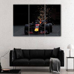 Lienzo 3 paneles max verstappen