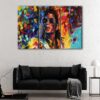 3 paneles michael jackson acuarela lienzo de arte