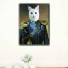 portrait du commandant art sur toile