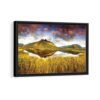 tombstone territorial park framed canvas black frame