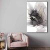 1 panneaux shades of grey canvas art