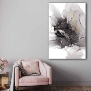 1 panneaux shades of grey canvas art