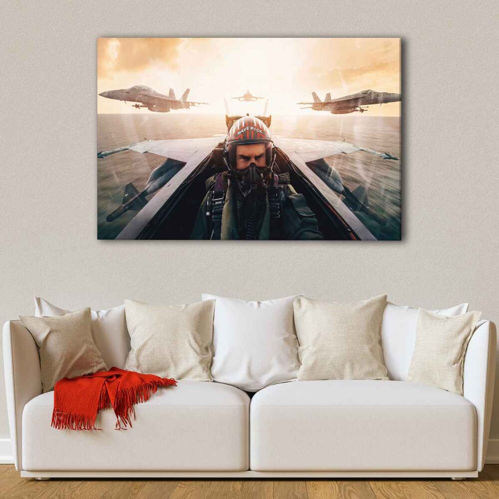 1 Tafeln Top Gun Maverick 1 Leinwand Kunst