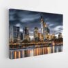 skyline de frankfurt lienzo tensado