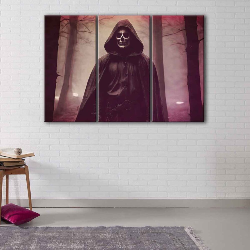 Toile d'art 3 panneaux death evil