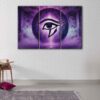 3 panneaux oeil d'horus canvas art