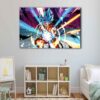 1 panel ultimate super saiyan canvas art