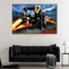3 panels ghost rider canvas art