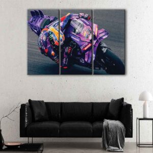 3 panels motogp champion canvas art