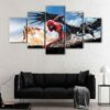 5 panneaux spiderman homecoming canvas art