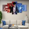 5 paneles de arte sobre lienzo de sung jinwoo