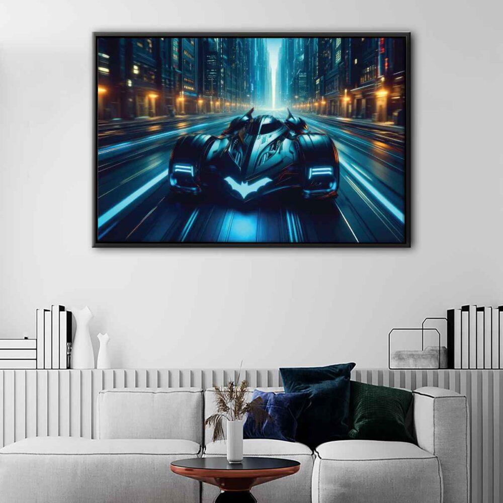 batmobile cadre flottant toile