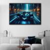 batmobile cadre flottant toile