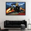 ghost rider floating frame canvas
