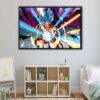 ultimate super saiyan floating frame canvas