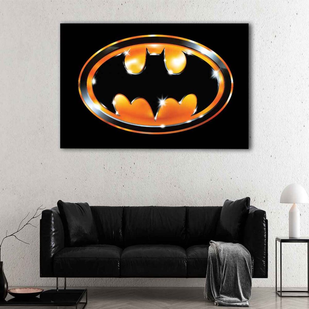 1 panel bat signal canvas art