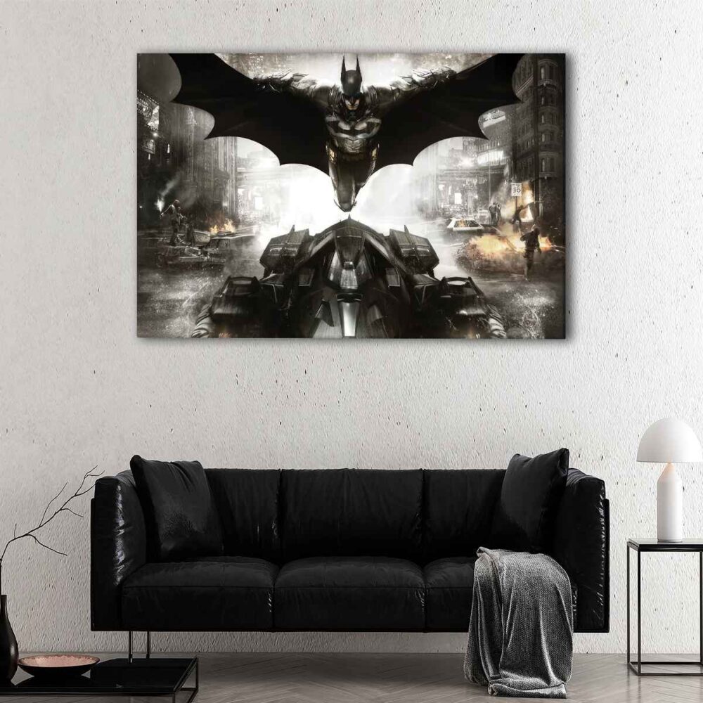 1 panel flying batman canvas art
