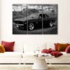 3 panels chevy camaro ss canvas art
