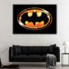 bat signal floating frame canvas