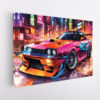 tokyo drift stretched canvas