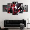 5 panneaux miles morales spider man canvas art