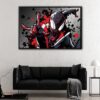 miles morales spider man cadre flottant toile