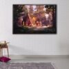 mystery shack floating frame canvas