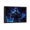 sub-zero powers framed canvas black frame