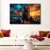 1 panel pirata lord jack sparrow arte en lienzo