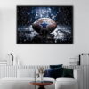 dallas cowboys floating frame canvas