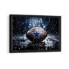 dallas cowboys framed canvas black frame