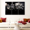 3 panels pittsburgh steelers canvas art